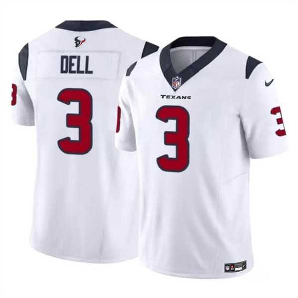 Men & Women & Youth Houston Texans #3 Tank Dell White 2023 F.U.S.E. Vapor Untouchable Limited Jersey->houston texans->NFL Jersey